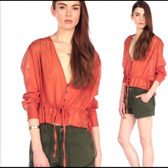 House Of Harlow 1960 Dacia Blouse boho. NWT - Picture 3 of 7